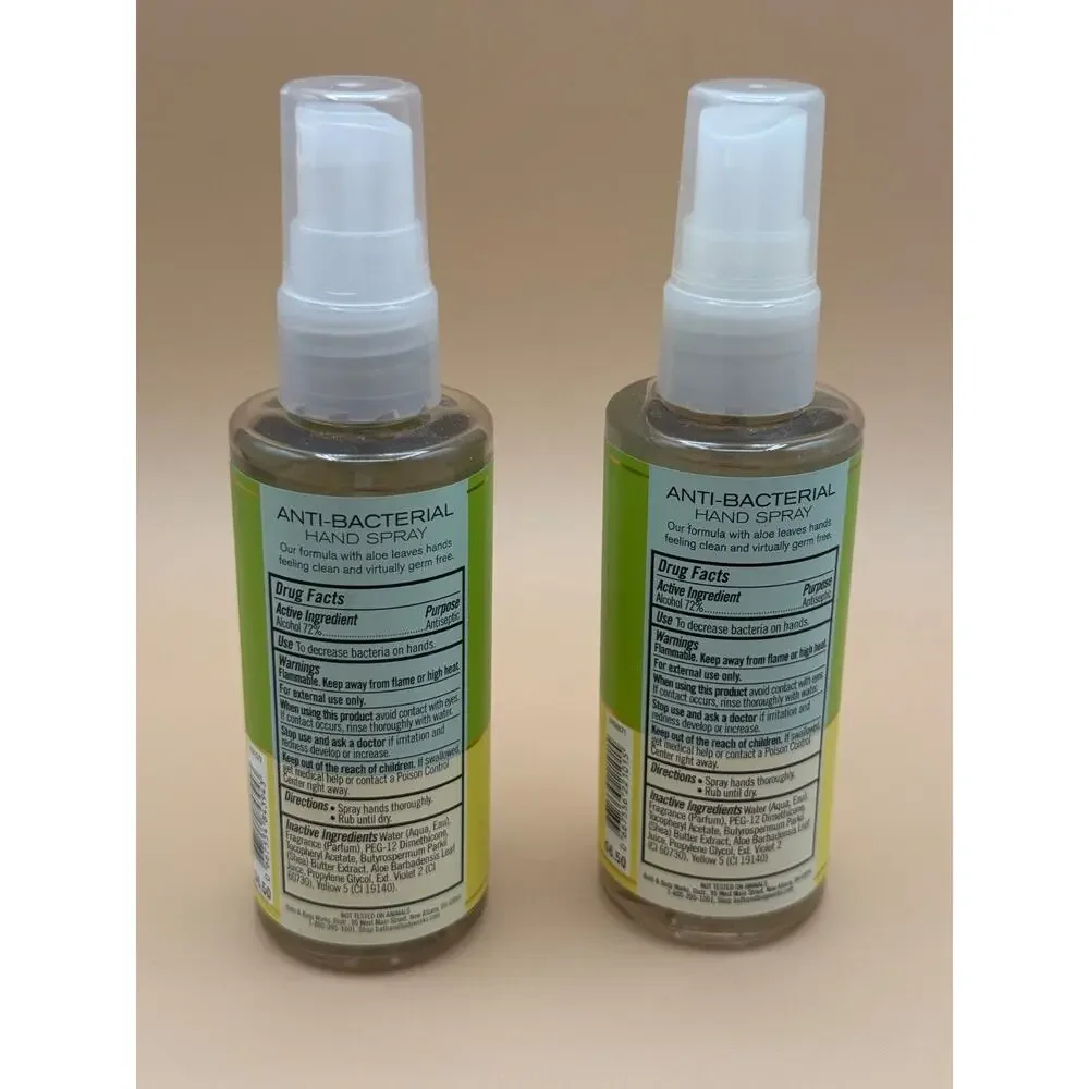 Bath & Body Works Cucumber Melon Hand Spray Set of 2 - 3 oz Anti-Bacterial